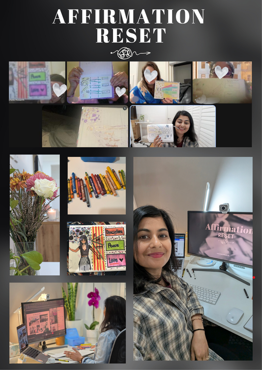 A Look Back at Our Online Affirmation Reset - A Creative Journey for Busy Professionals