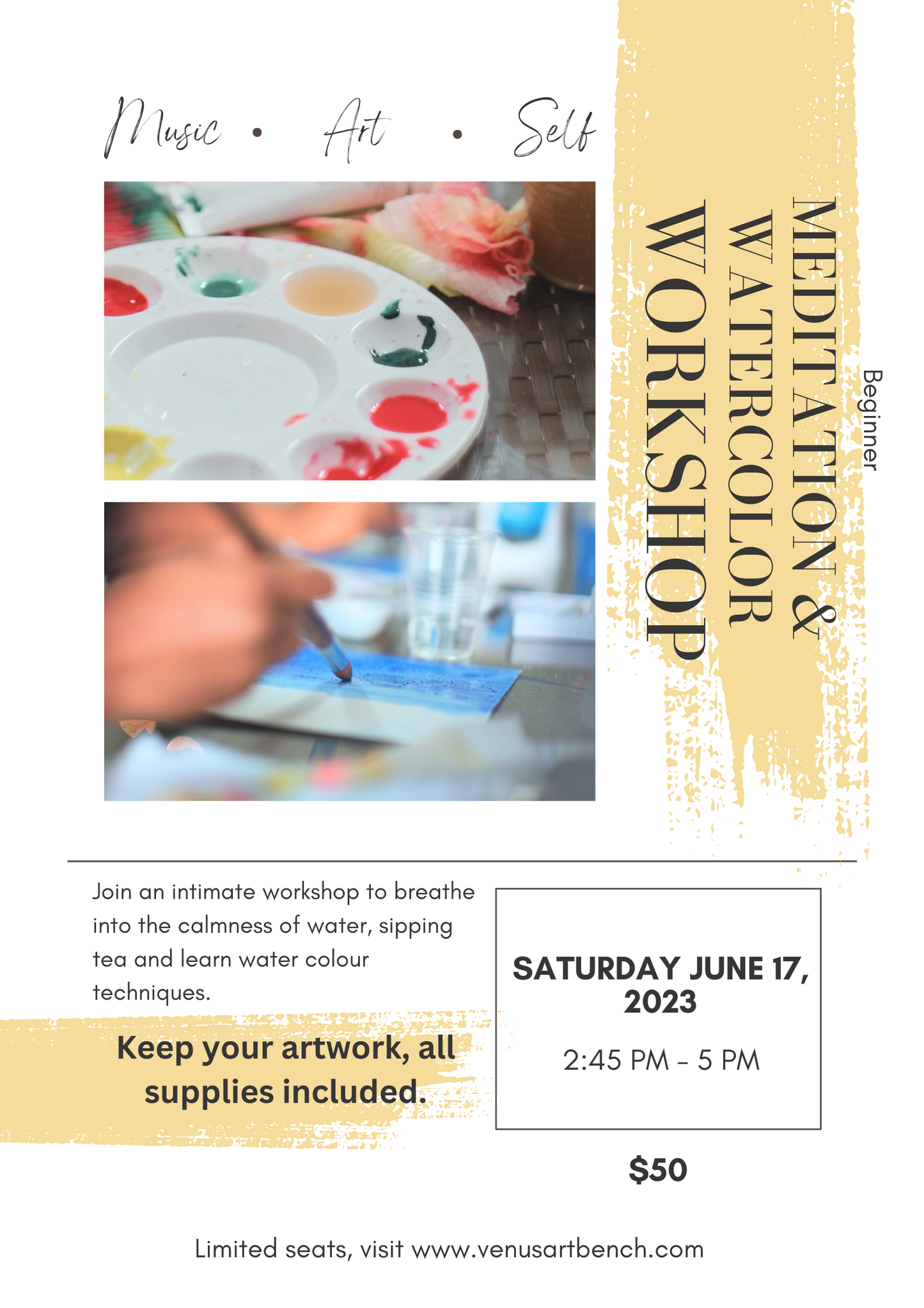 Watercolour Workshop (Beginner)