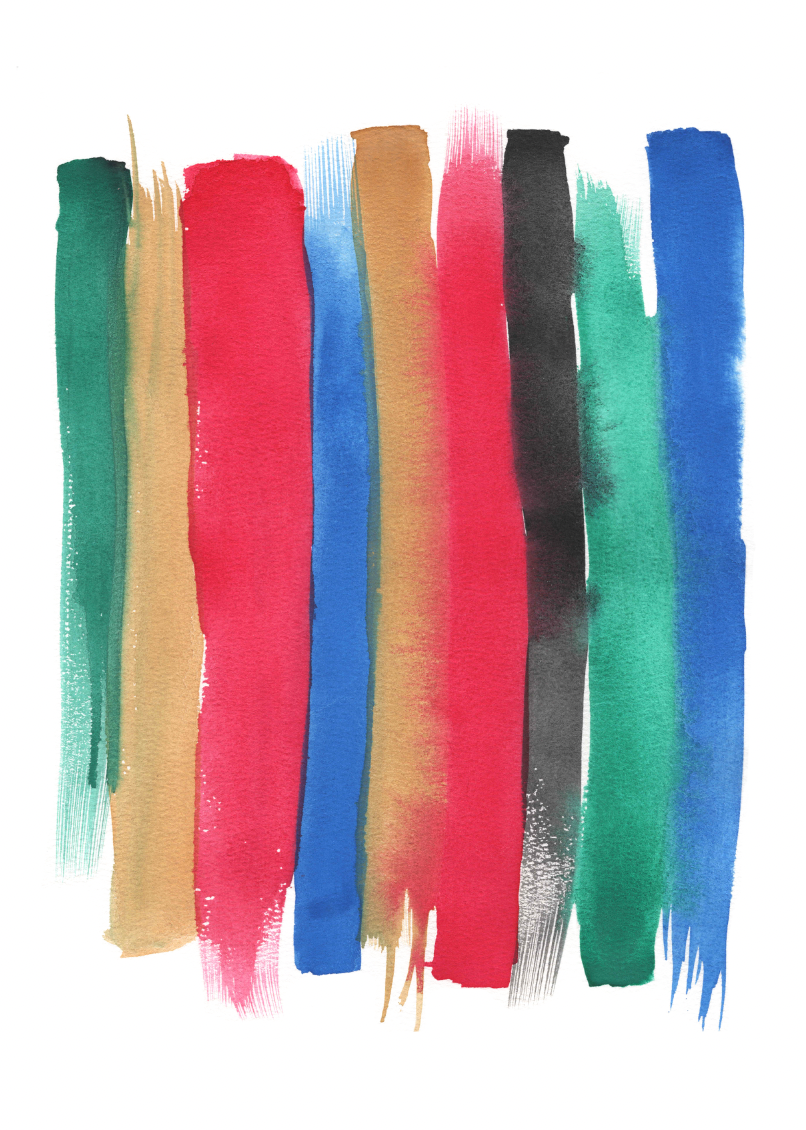 vibrant brushstrokes (vertical) - venusartbench